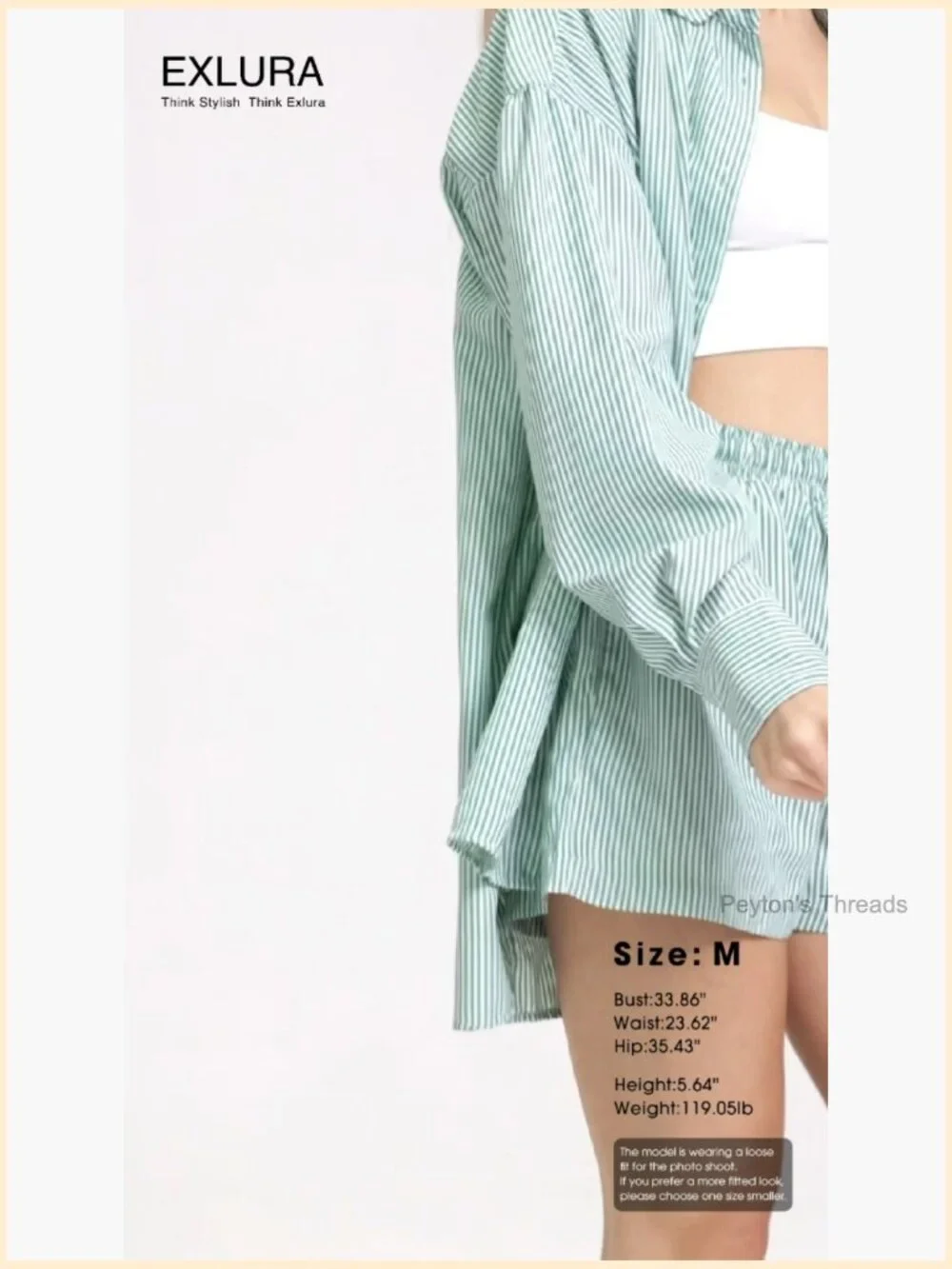 Cotton 2 Piece Set Long Sleeve Button Down Shirt Matching Shorts Lounge Set